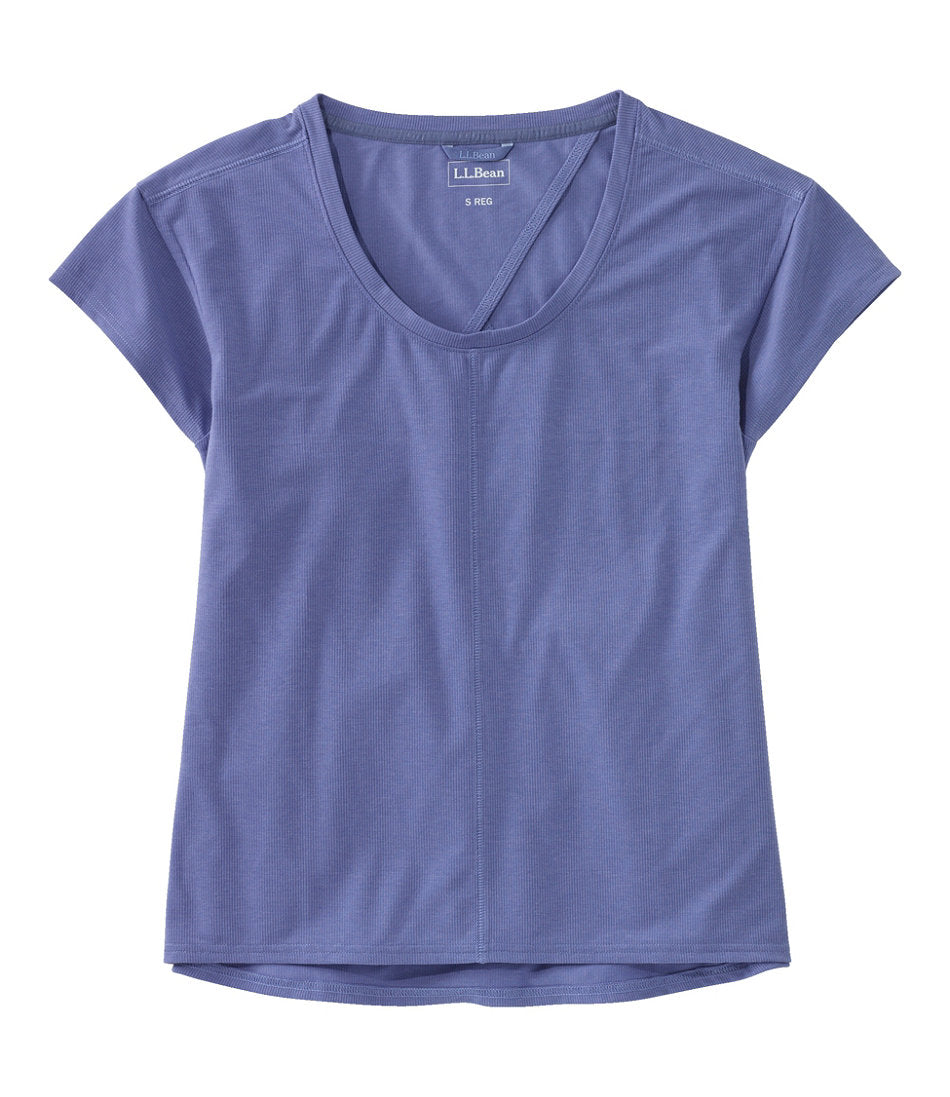 Women's Ribbed Performance Tee, Short-Sleeve | L.L.Bean near me - US 7076
