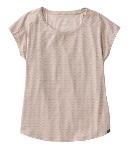 Women's Streamside Tee, Short-Sleeve Ruched Crew Print | L.L.Bean outlet - US 3530