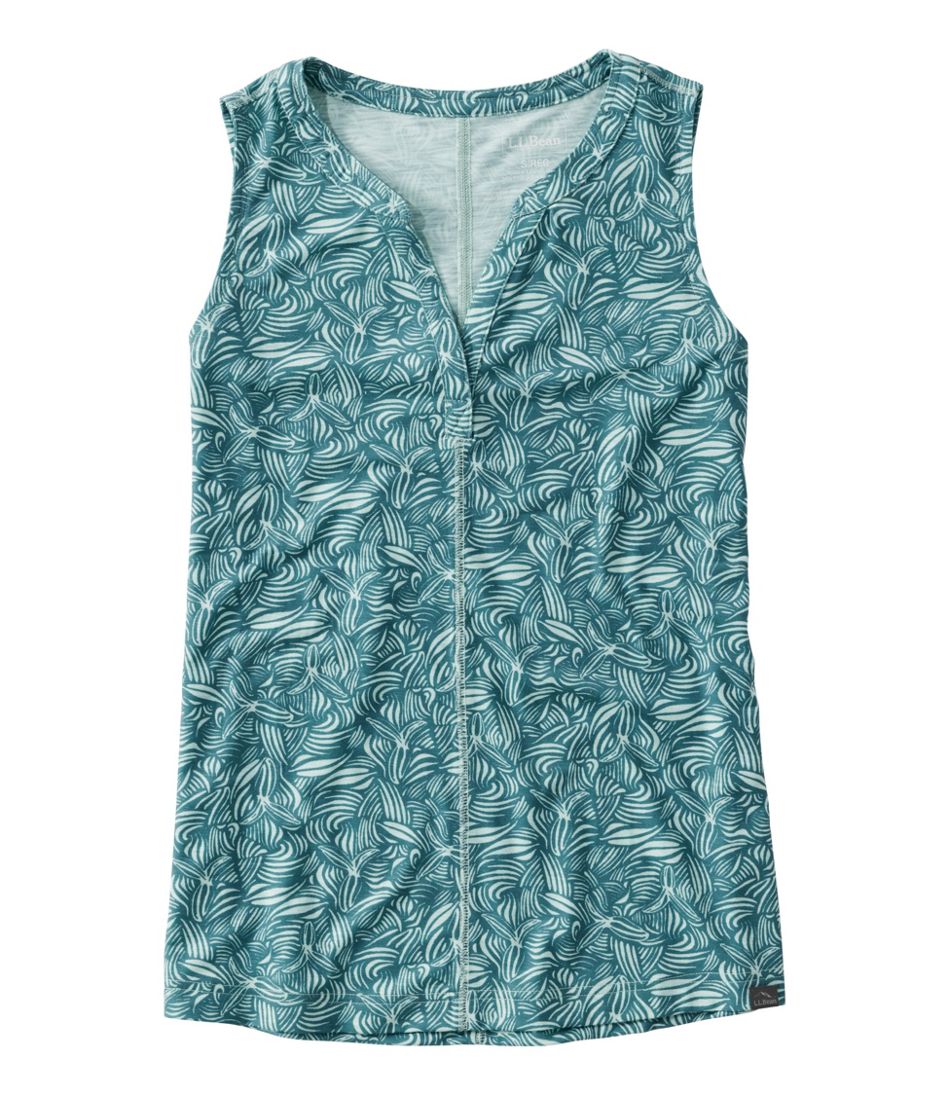 Women's Streamside Tank, Splitneck Print | L.L.Bean sale