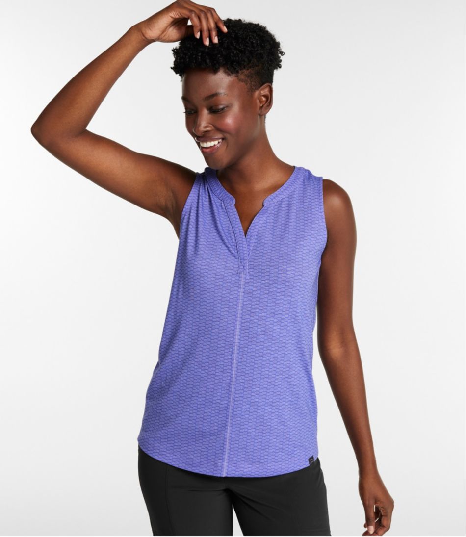 Women's Streamside Tank, Splitneck Print | L.L.Bean sale