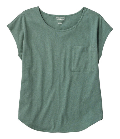 Women's Linen/Cotton Tee, Short-Sleeve Scoopneck | L.L.Bean for sale - US 8705