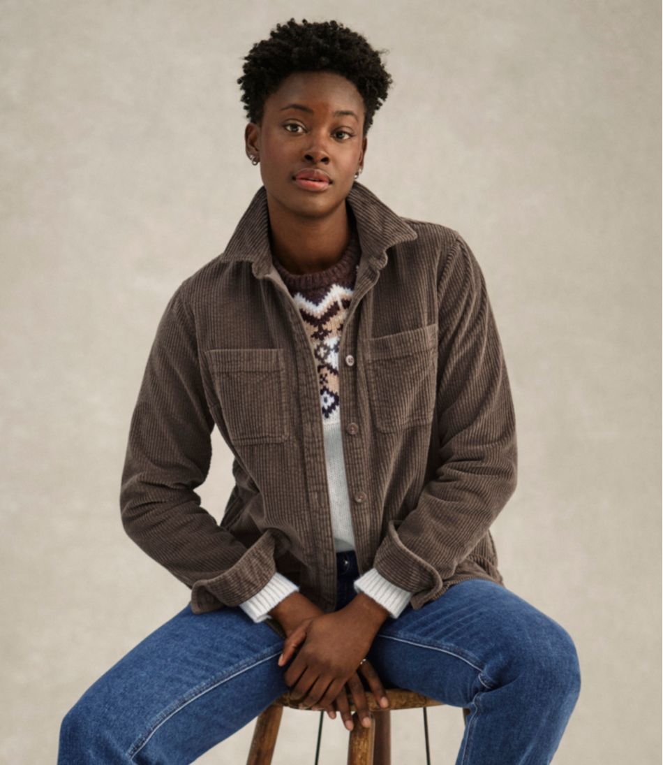 Women's Comfort Corduroy Relaxed Shirt | L.L.Bean on sale