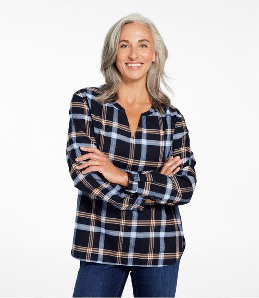 Women's Whisperweight Flannel Popover Shirt | L.L.Bean discount