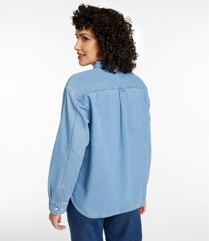 Women's L.L.Bean Denim Boyfriend Shirt | L.L.Bean on sale