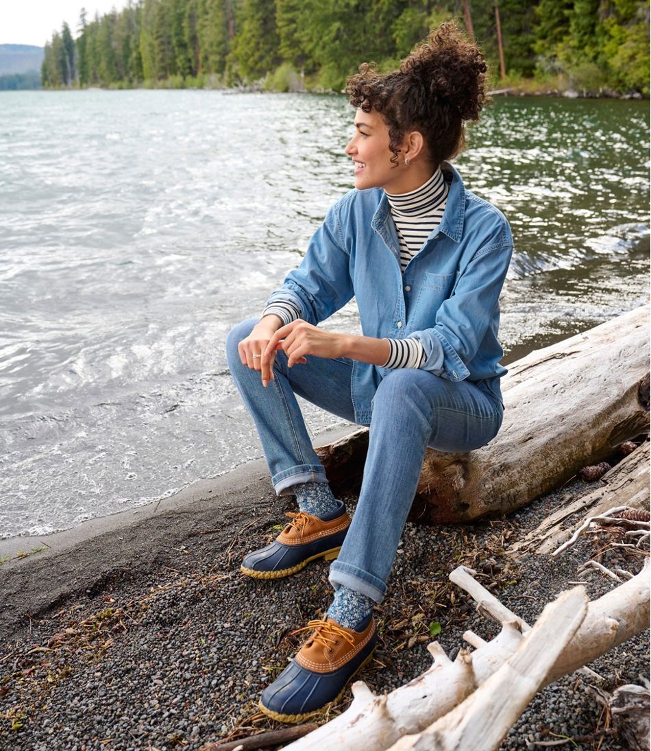 Women's L.L.Bean Denim Boyfriend Shirt | L.L.Bean on sale