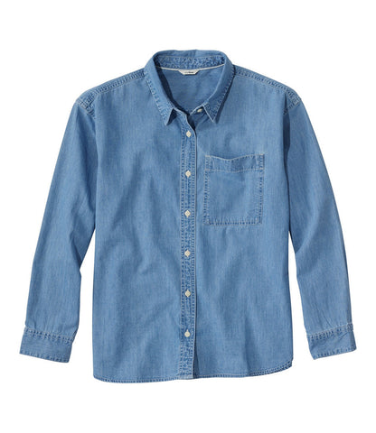 Women's L.L.Bean Denim Boyfriend Shirt | L.L.Bean on sale - US 3238