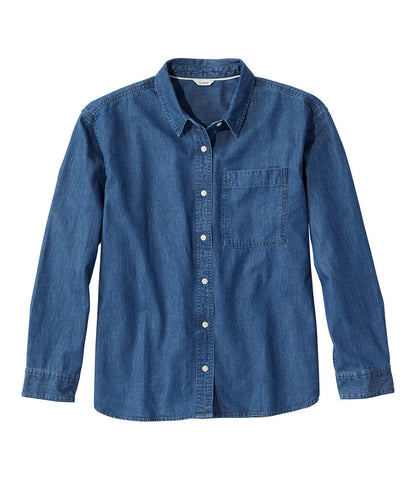 Women's L.L.Bean Denim Boyfriend Shirt | L.L.Bean on sale - US 3238