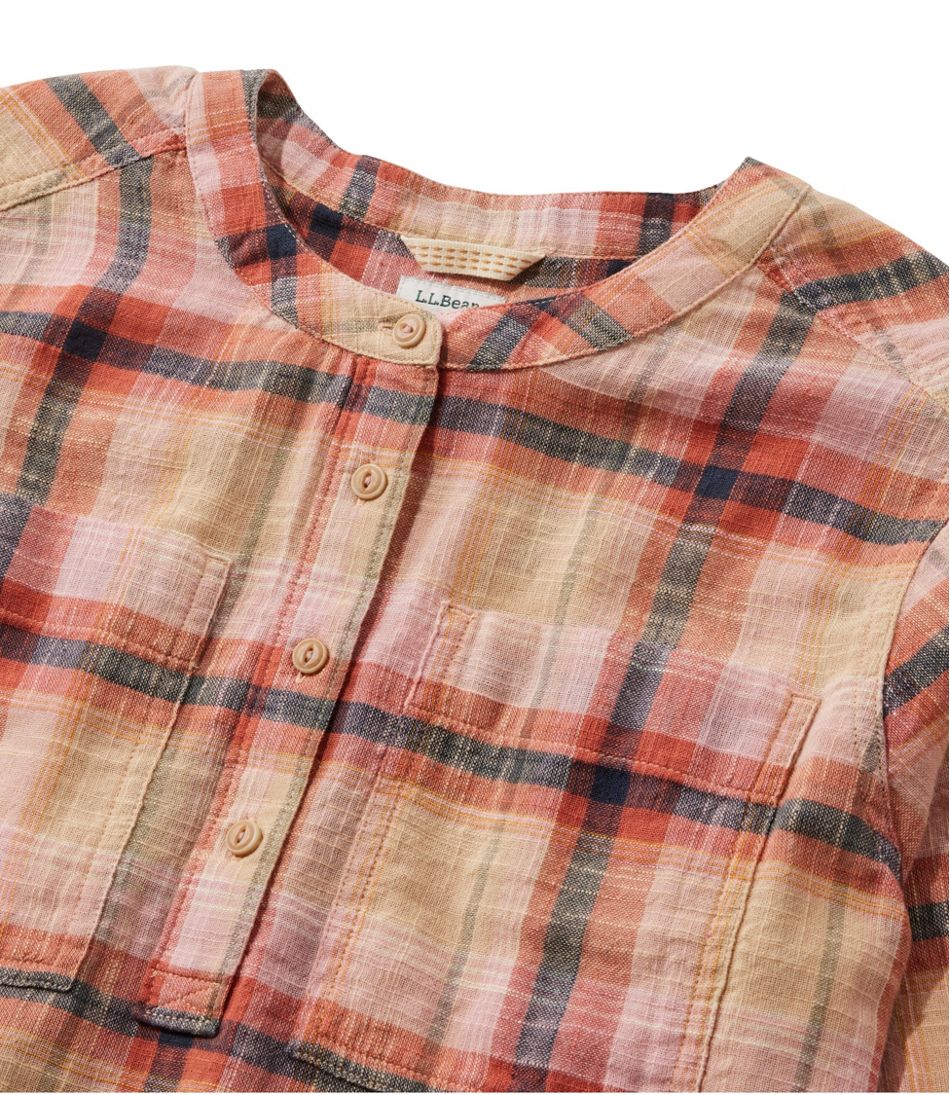 Women's L.L.Bean Day Breeze Shirt, Long-Sleeve Collarless | L.L.Bean sale