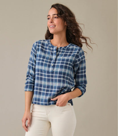 Women's L.L.Bean Day Breeze Shirt, Long-Sleeve Collarless | L.L.Bean sale