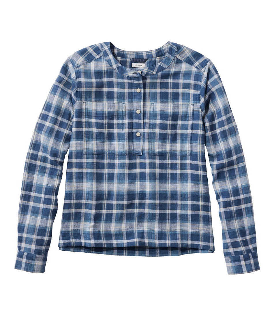 Women's L.L.Bean Day Breeze Shirt, Long-Sleeve Collarless | L.L.Bean sale - US 8780