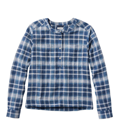Women's L.L.Bean Day Breeze Shirt, Long-Sleeve Collarless | L.L.Bean sale - US 8780