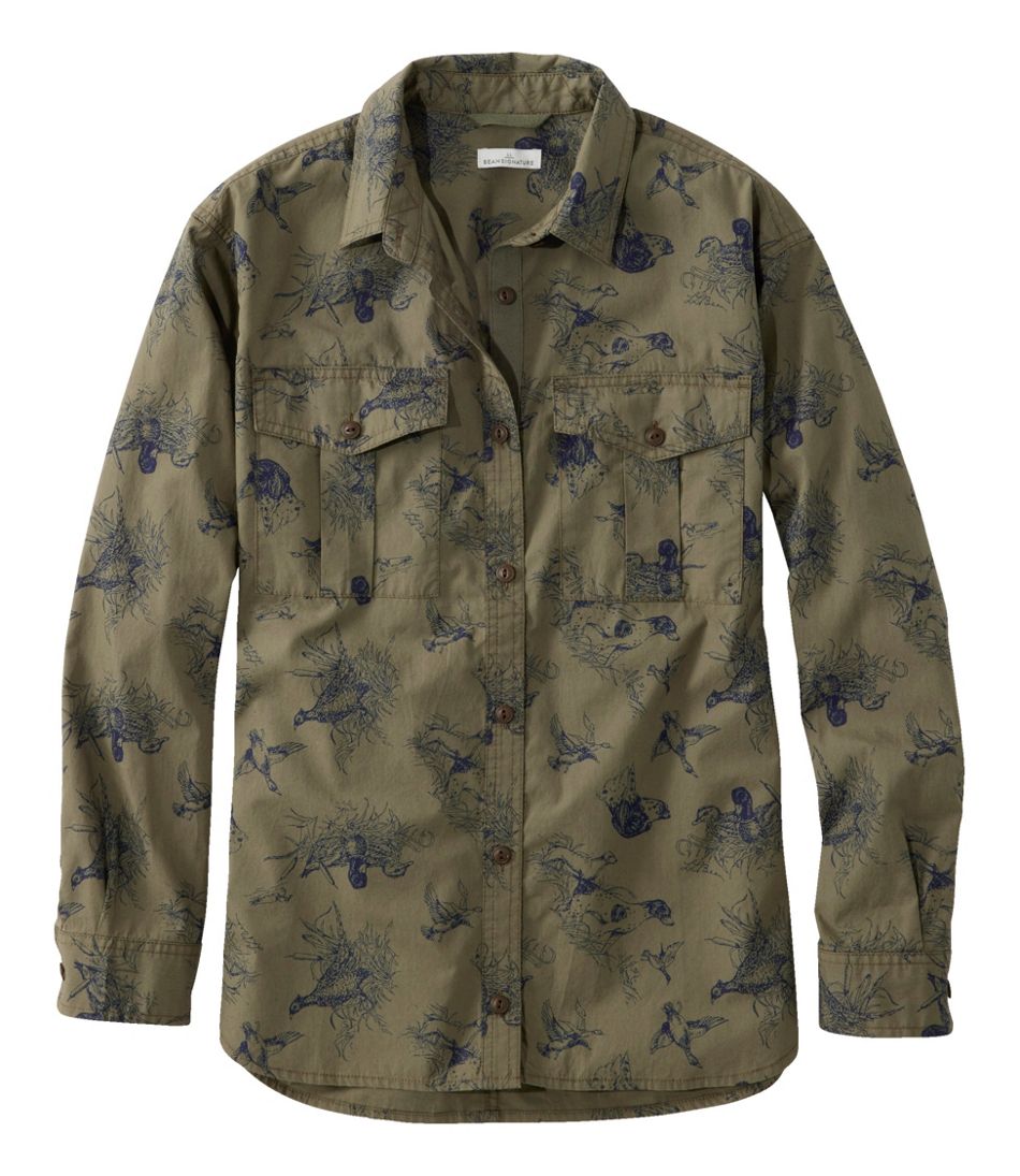 Women's Signature Soft Poplin Shirt, Novelty | L.L.Bean for sale