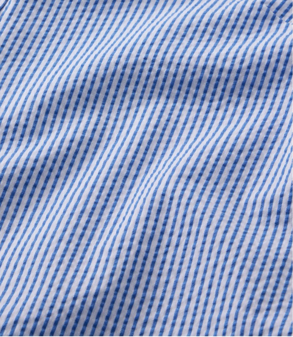 Women's Vacationland Seersucker Shirt, Long-Sleeve | L.L.Bean outlet