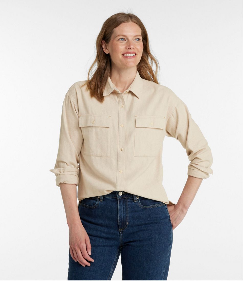 Women's Signature Camp Flannel Shirt, Heather | L.L.Bean on sale