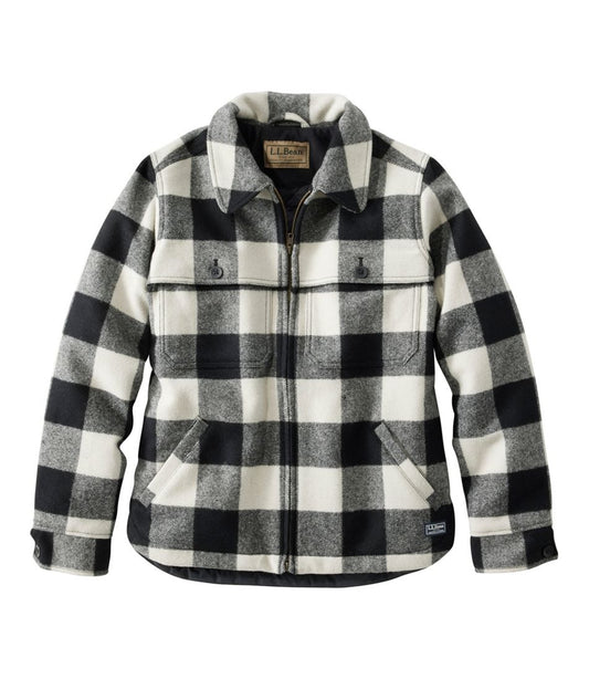 Women's Maine Guide Zip Front Jac-Shirt with Primaloft, Plaid | L.L.Bean online