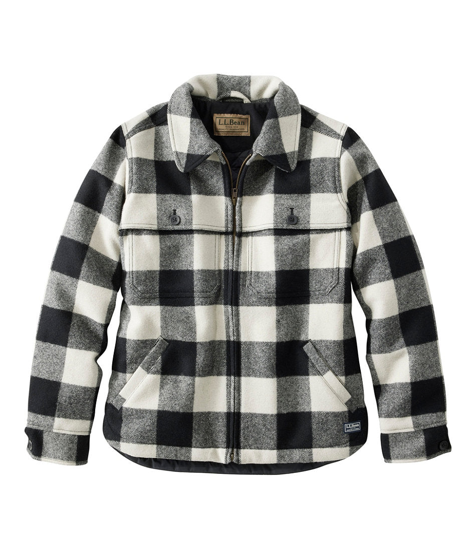 Women's Maine Guide Zip Front Jac-Shirt with Primaloft, Plaid | L.L.Bean online - US 4453