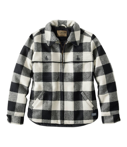 Women's Maine Guide Zip Front Jac-Shirt with Primaloft, Plaid | L.L.Bean online - US 4453
