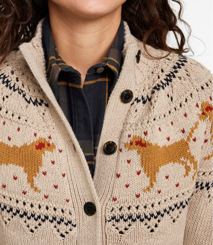 Women's Signature Cotton Fisherman Sweater, Short Cardigan Fair Isle | L.L.Bean online