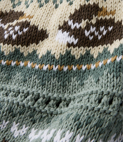 Women's Signature Cotton Fisherman Sweater, Short Cardigan Fair Isle | L.L.Bean online