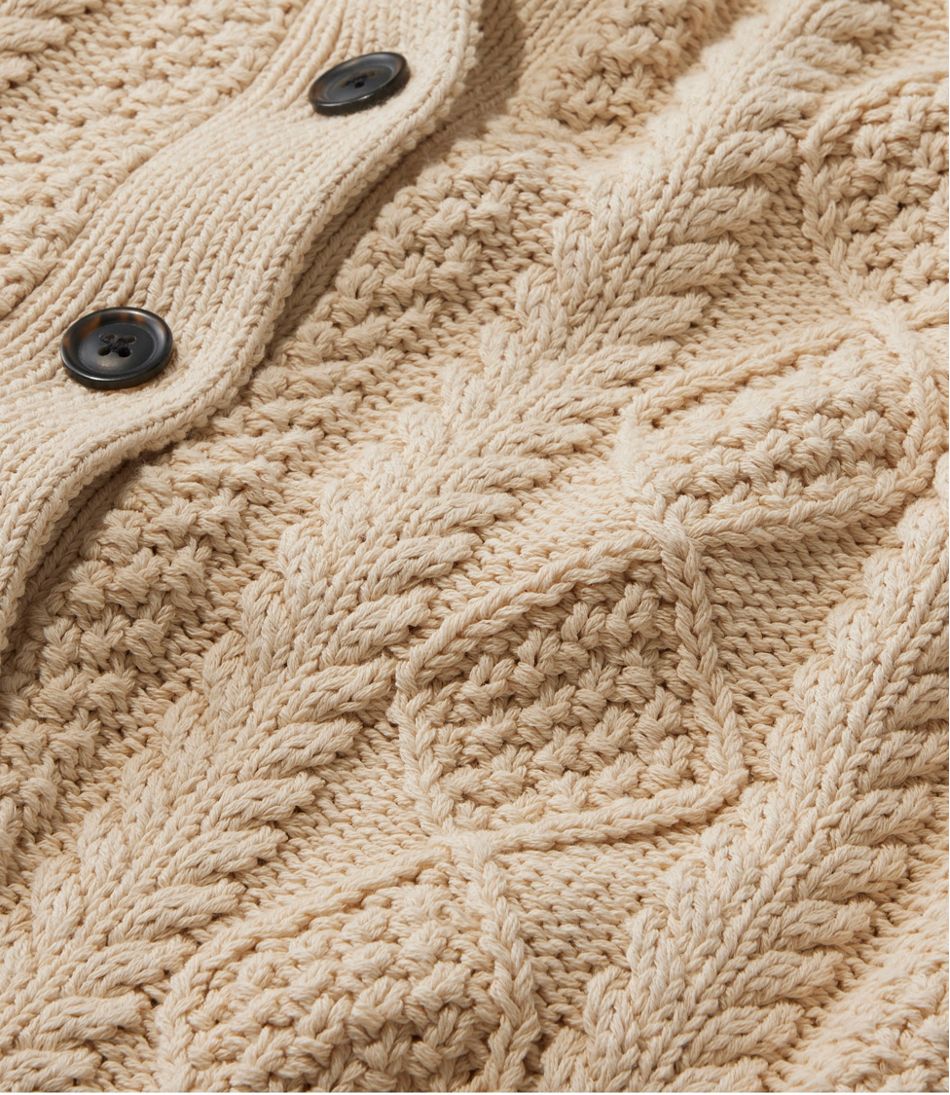 Women's Signature Cotton Fisherman Sweater, Short Cardigan | L.L.Bean sale