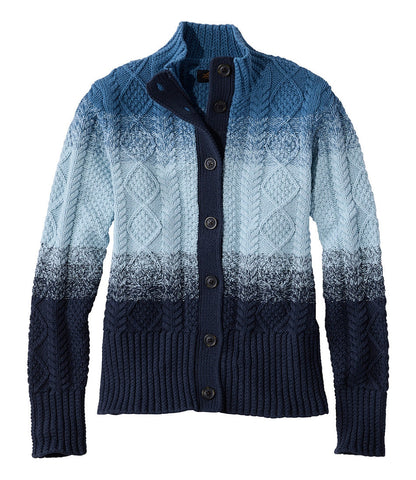 Women's Signature Cotton Fisherman Sweater, Short Cardigan | L.L.Bean sale - US 4540