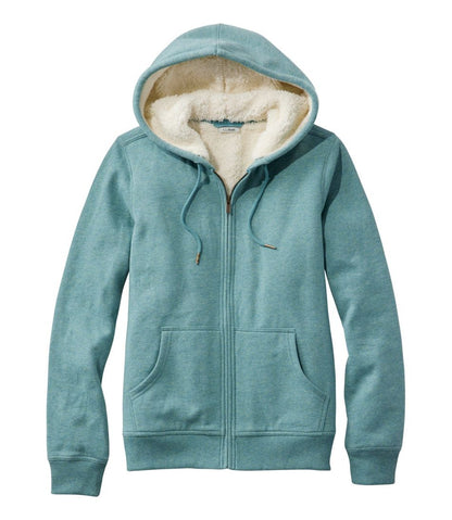 Women's L.L.Bean 1912 Sweatshirt, Sherpa-Lined Hoodie | L.L.Bean outlet
