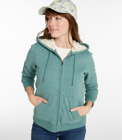 Women's L.L.Bean 1912 Sweatshirt, Sherpa-Lined Hoodie | L.L.Bean outlet