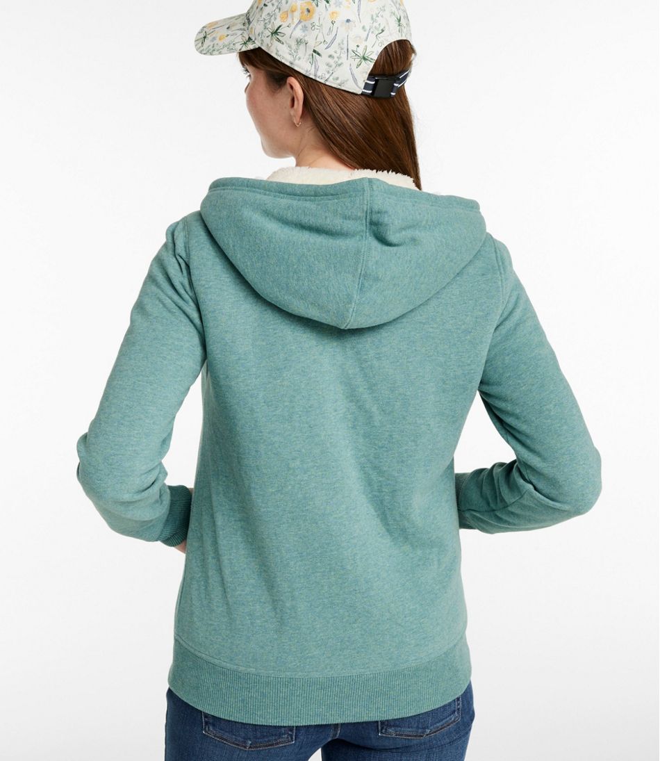 Women's L.L.Bean 1912 Sweatshirt, Sherpa-Lined Hoodie | L.L.Bean outlet