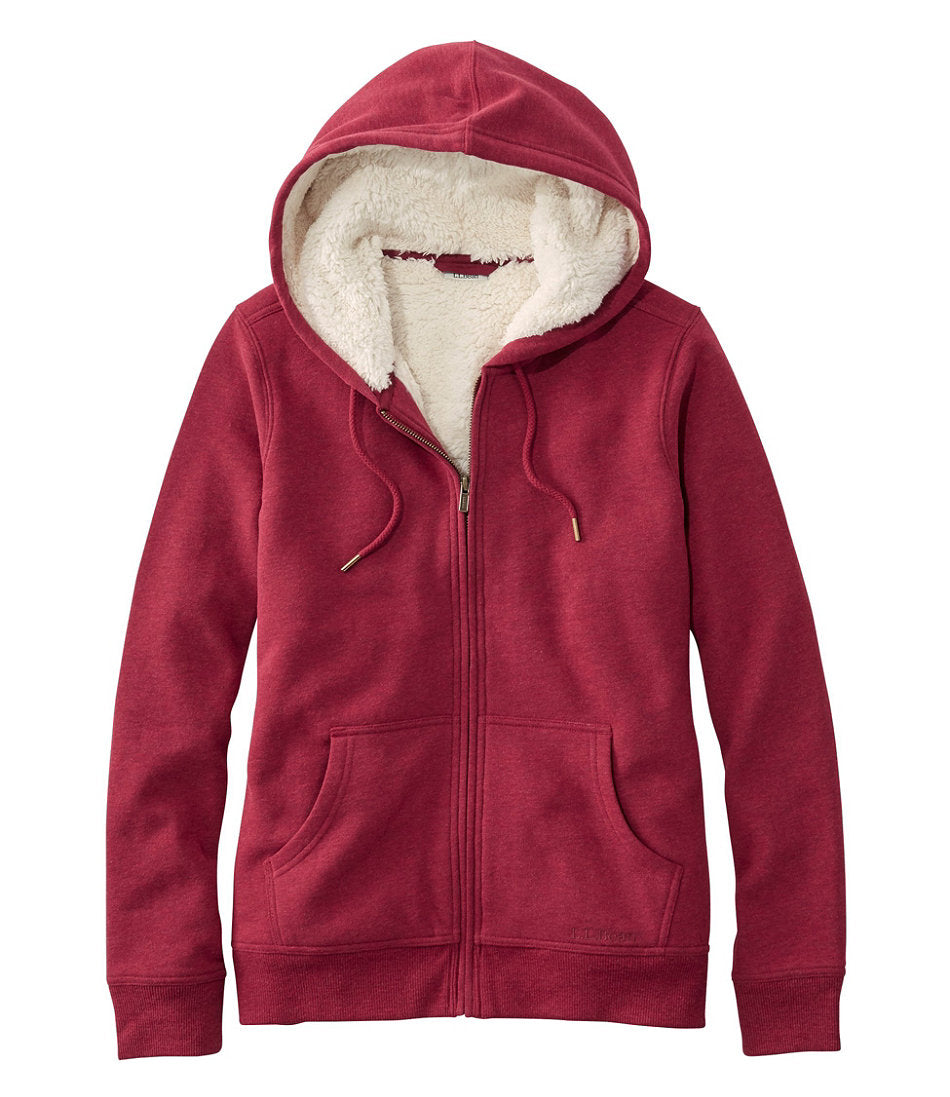 Women's L.L.Bean 1912 Sweatshirt, Sherpa-Lined Hoodie | L.L.Bean outlet - US 9008