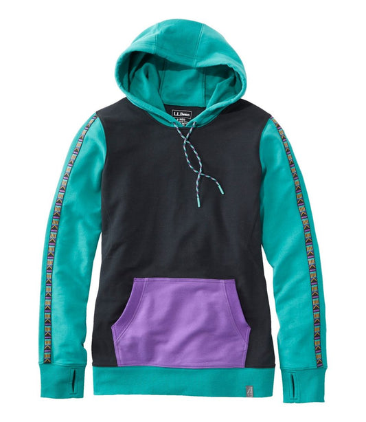 Women's Bean's Cozy Camp Hoodie, Colorblock | L.L.Bean on sale