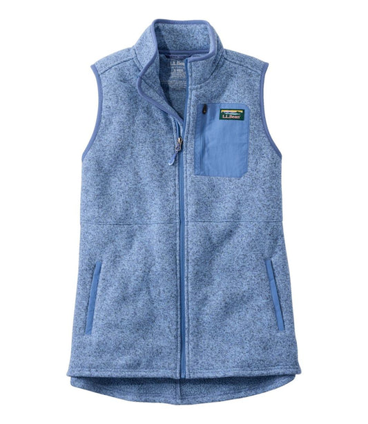 Women's L.L.Bean Sweater Fleece Long Vest | L.L.Bean for sale