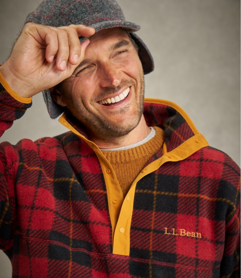 Adults' Bean's Classic Fleece Pullover, Print | L.L.Bean on sale