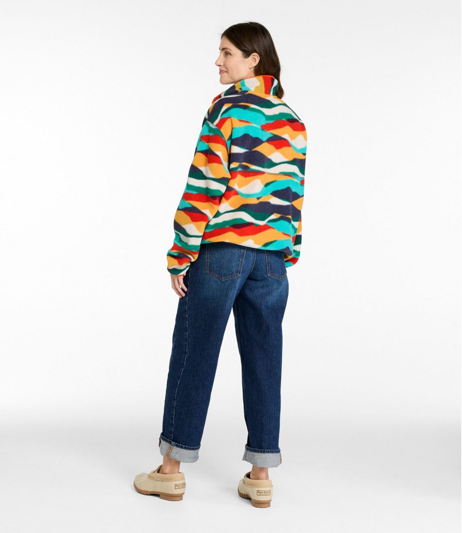 Adults' Bean's Classic Fleece Pullover, Print | L.L.Bean on sale