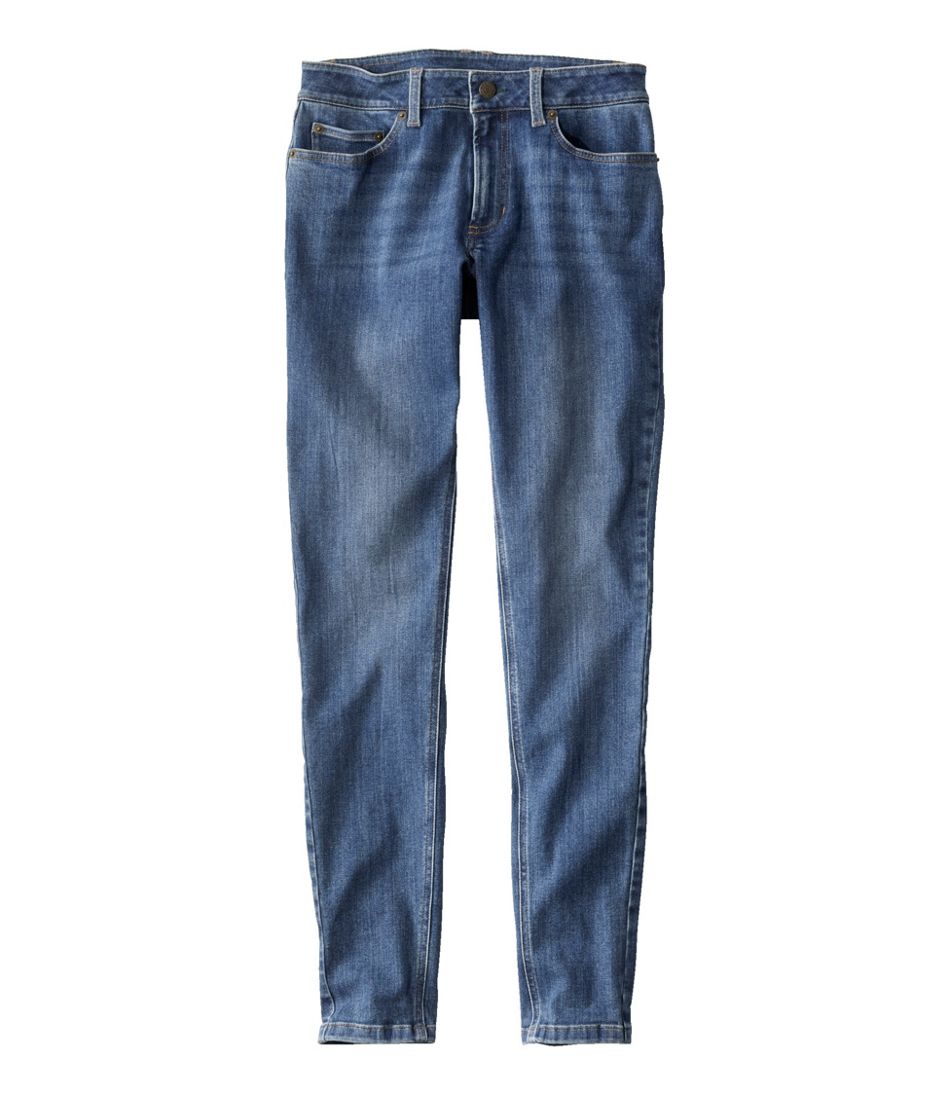 Women's BeanFlex® Jeans, Mid-Rise Skinny-Leg | L.L.Bean on sale