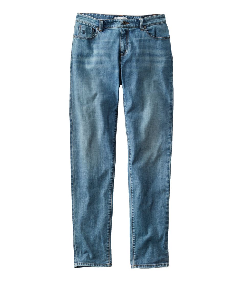 Women's Signature Organic Denim Boyfriend Jeans, Low-Rise Straight-Leg | L.L.Bean near me