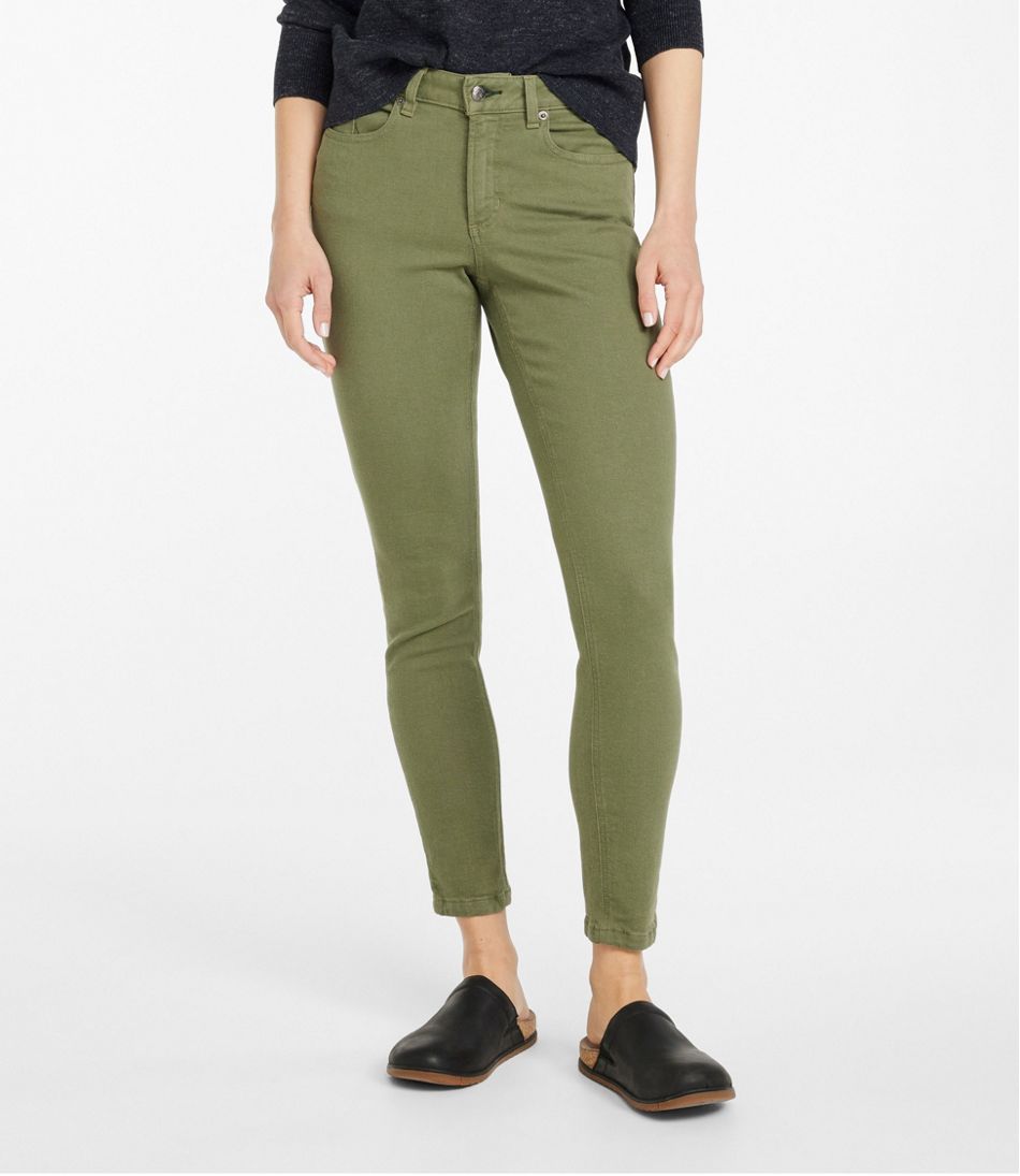 Women's BeanFlex®Jeans, High-Rise Slim-Leg Ankle Color | L.L.Bean for sale