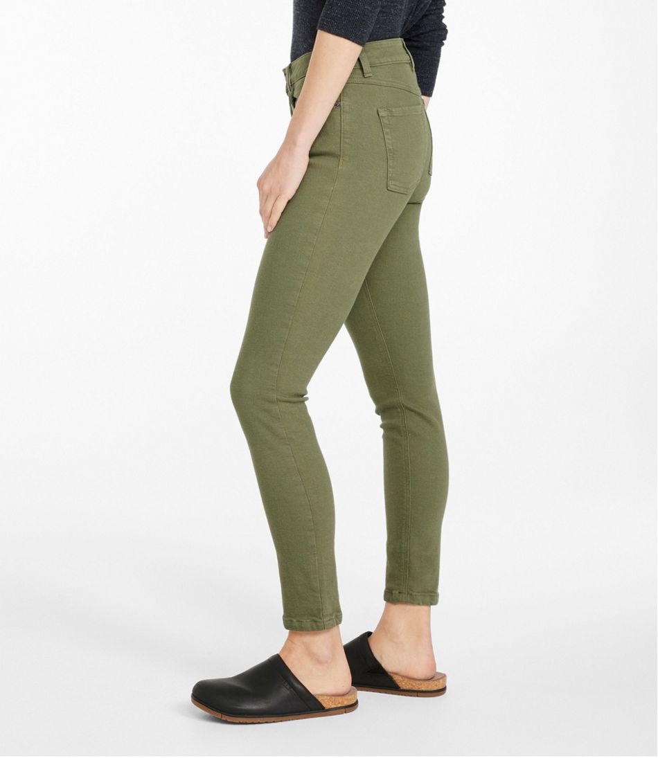 Women's BeanFlex®Jeans, High-Rise Slim-Leg Ankle Color | L.L.Bean for sale