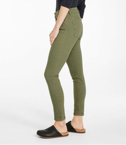 Women's BeanFlex®Jeans, High-Rise Slim-Leg Ankle Color | L.L.Bean for sale