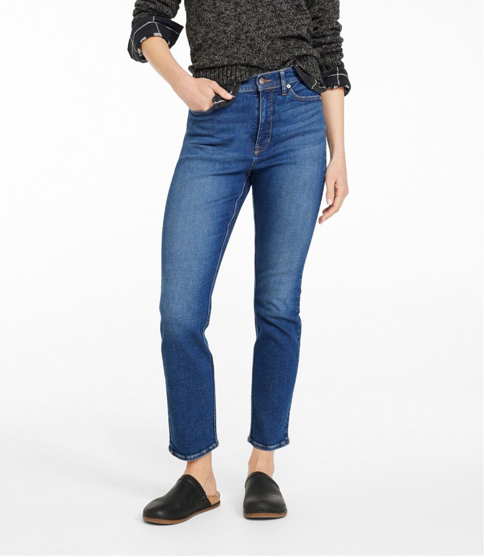 Women's Signature Super Stretch Jeans, High-Rise Skinny-Leg Ankle | L.L.Bean near me