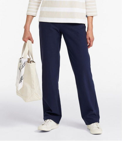 Women's Perfect Fit Pants, Fleece-Backed Straight-Leg | L.L.Bean outlet