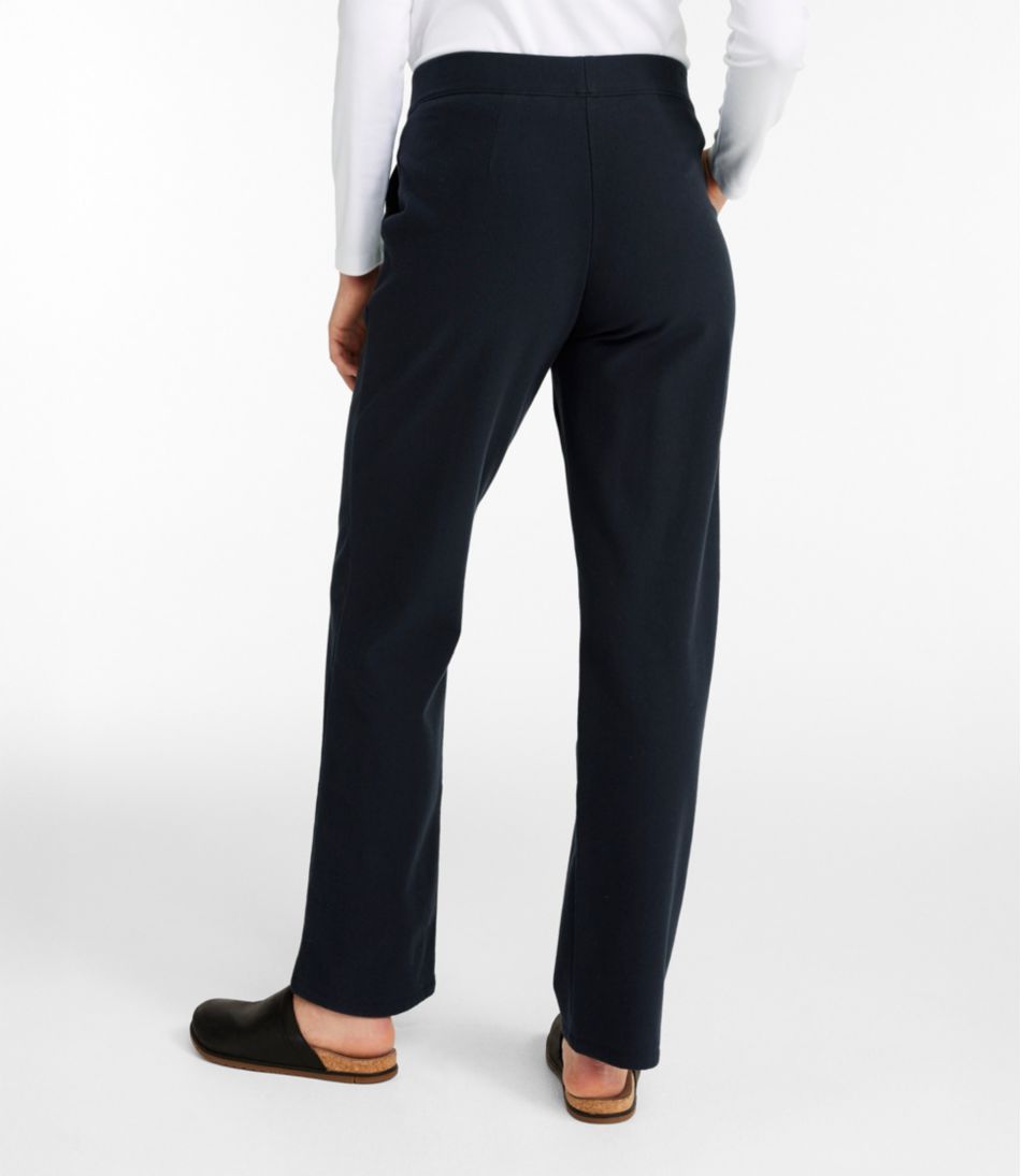 Women's Perfect Fit Pants, Fleece-Backed Straight-Leg | L.L.Bean outlet