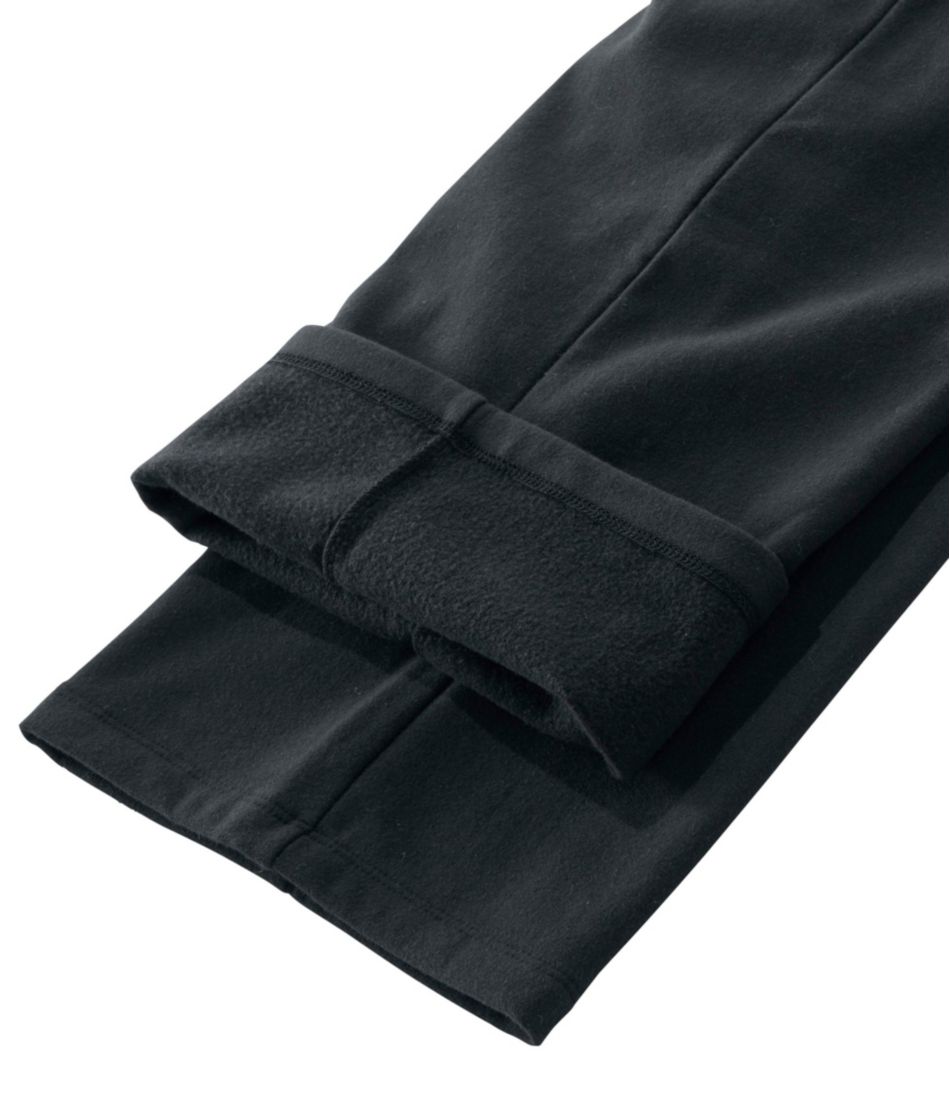Women's Perfect Fit Pants, Fleece-Backed Straight-Leg | L.L.Bean outlet