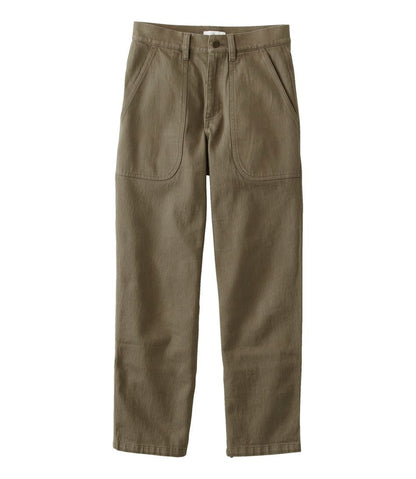 Women's Signature Washed Cotton Barrel Pants, High-Rise Tapered Leg | L.L.Bean near me