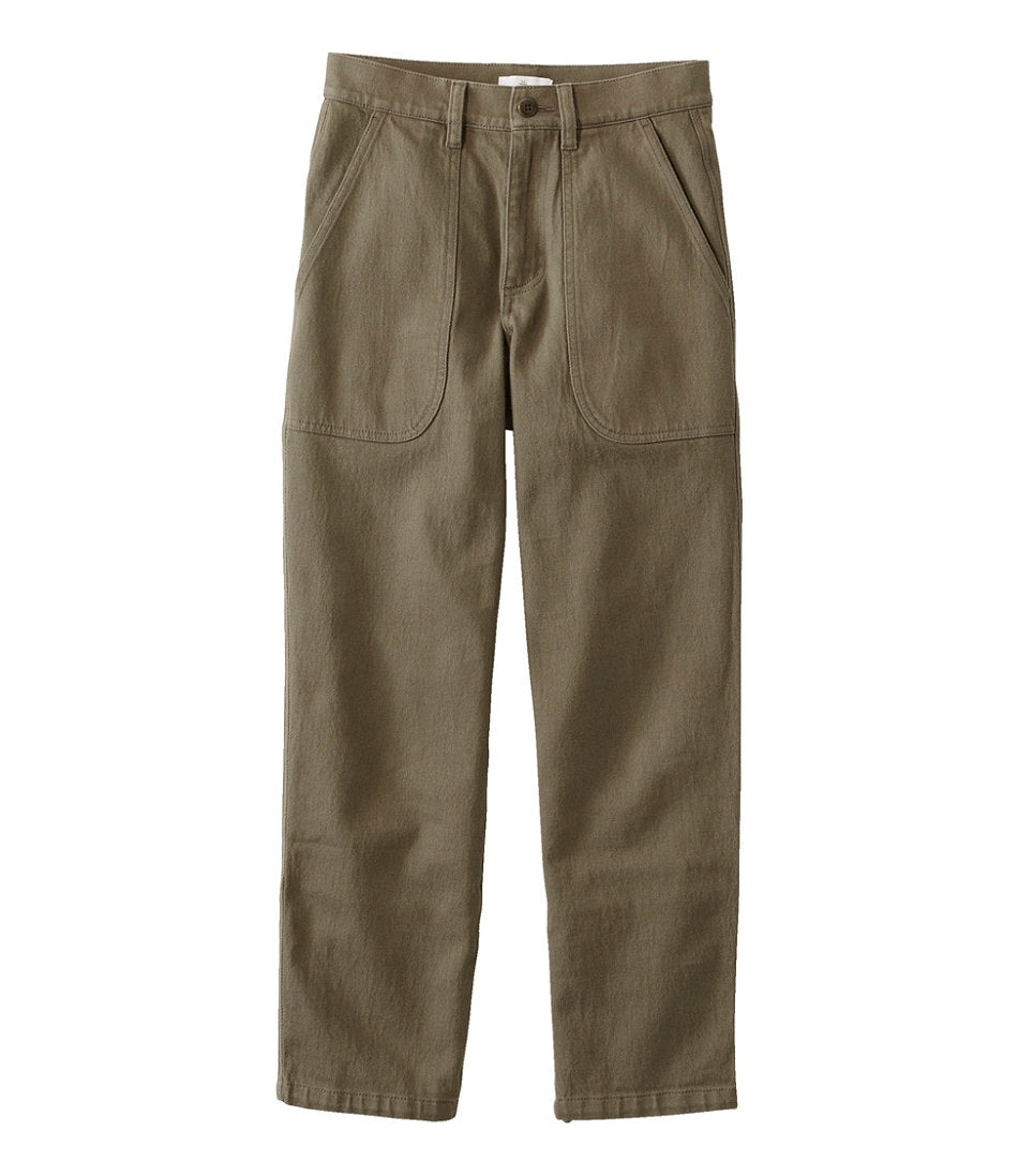 Women's Signature Washed Cotton Barrel Pants, High-Rise Tapered Leg | L.L.Bean near me - US 1446