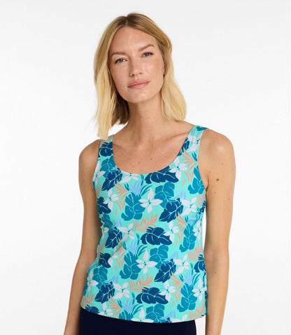 Women's BeanSport Swimwear, Scoopneck Tankini Top, Print | L.L.Bean on sale