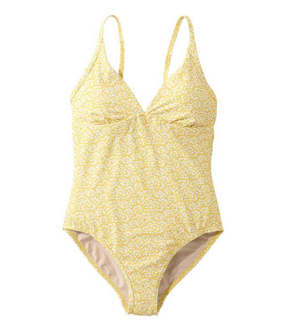 Women's Coastal Essentials Swimwear, V-Neck Tanksuit Print | L.L.Bean outlet - US 4561