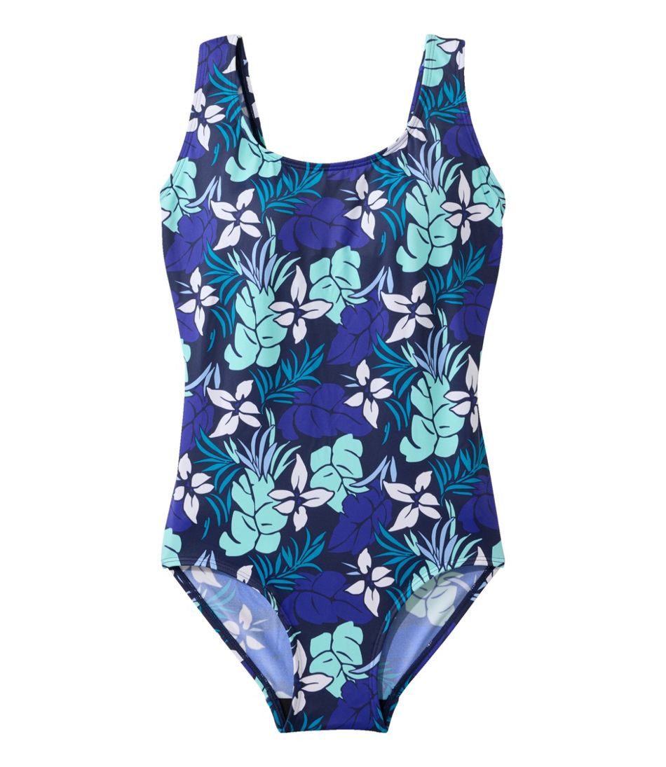 Women's BeanSport Swimwear, Scoopneck Tanksuit Print | L.L.Bean sale