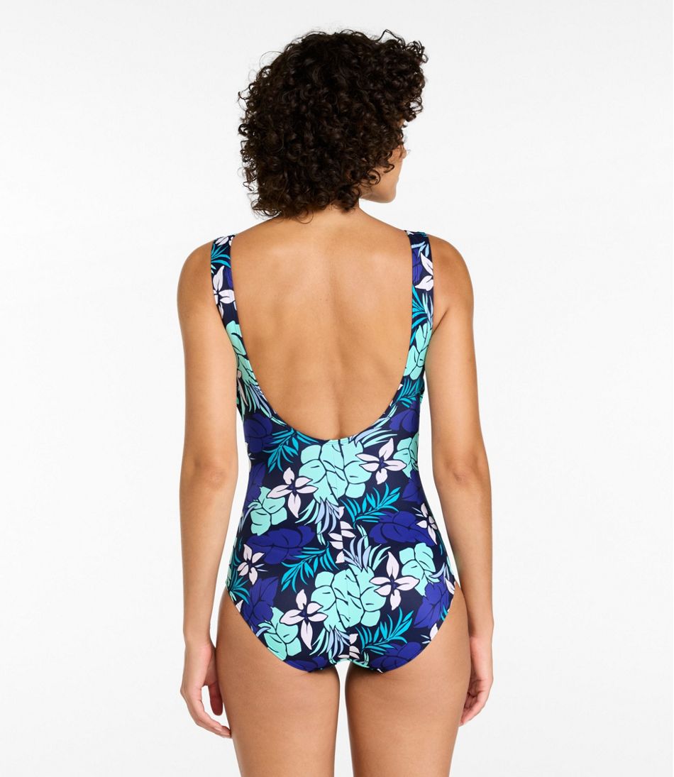 Women's BeanSport Swimwear, Scoopneck Tanksuit Print | L.L.Bean sale