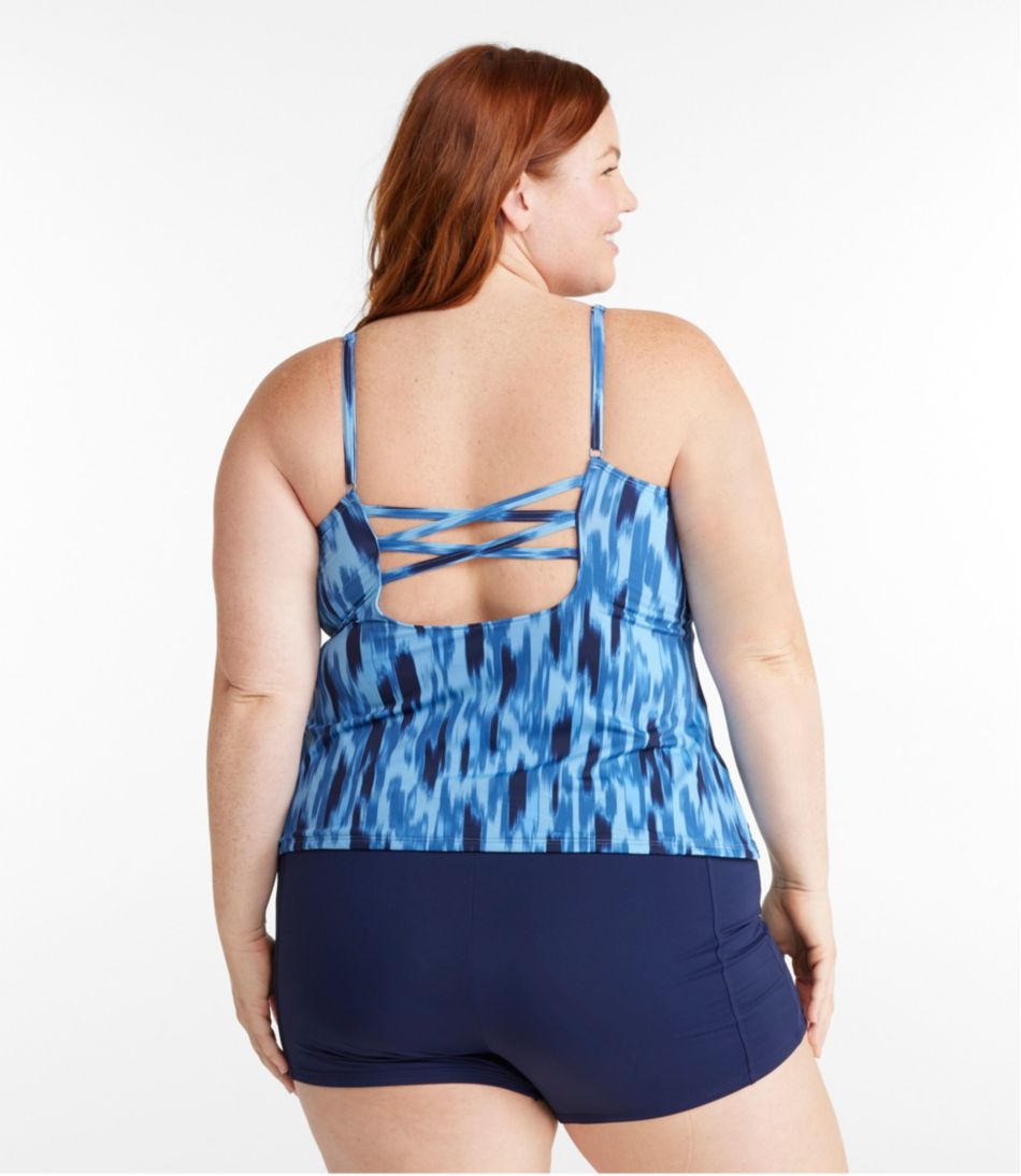 Women's New Currents Swimwear, Squareneck Tankini Top Print | L.L.Bean discount