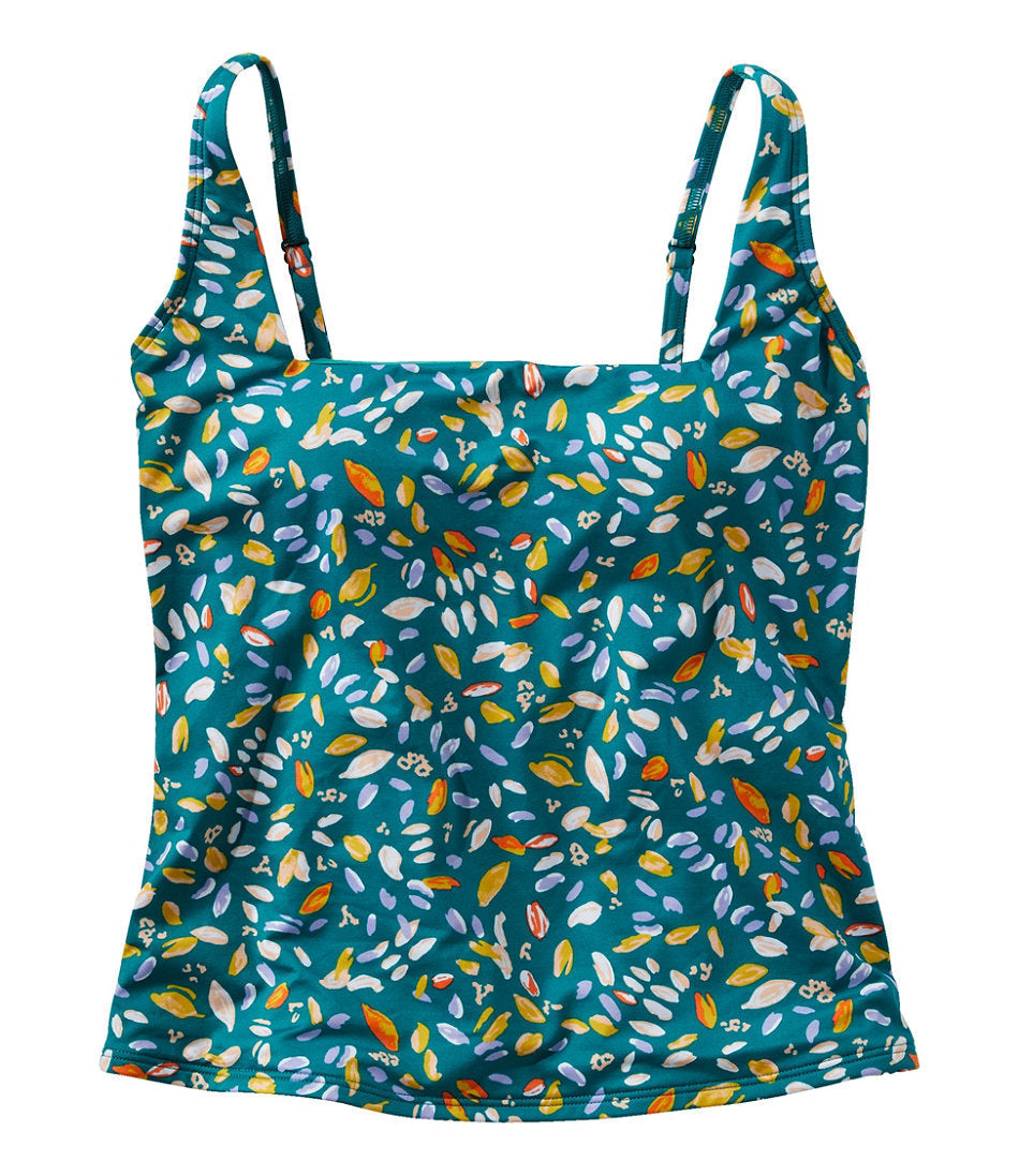 Women's New Currents Swimwear, Squareneck Tankini Top Print | L.L.Bean discount - US 1007